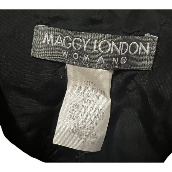 Maggy London Vintage NWT V Neck and Back Lace Career Blouse Sz 22 W Plus Womens - Picture 4 of 13